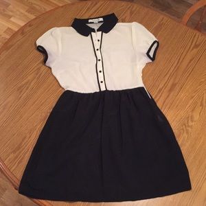 Black and white forever 21 dress